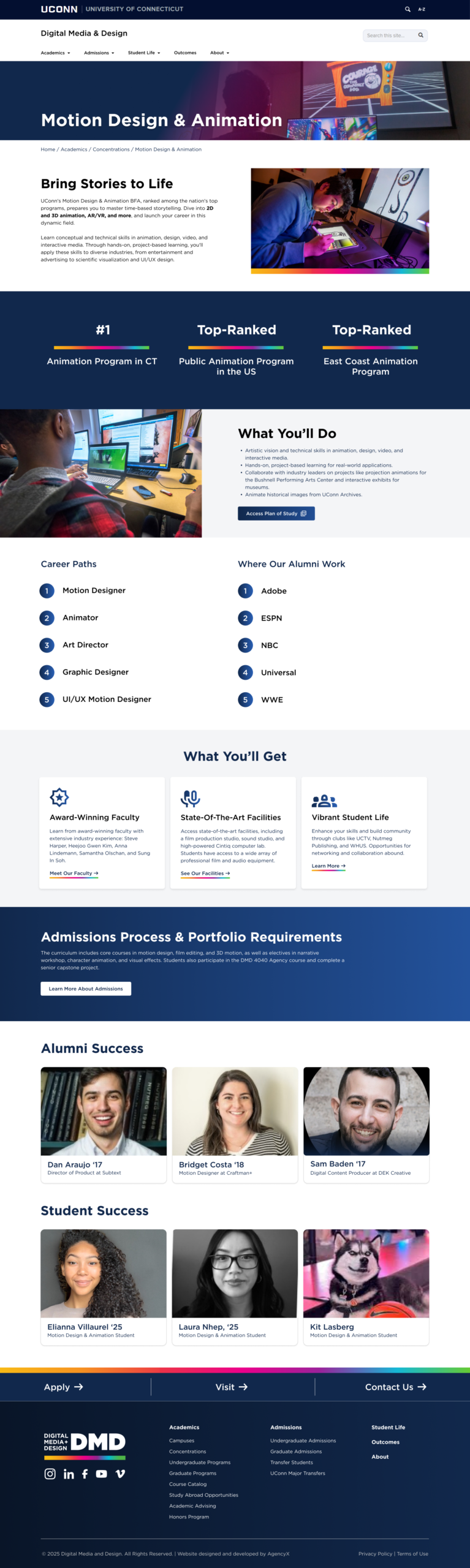 Concentrations page