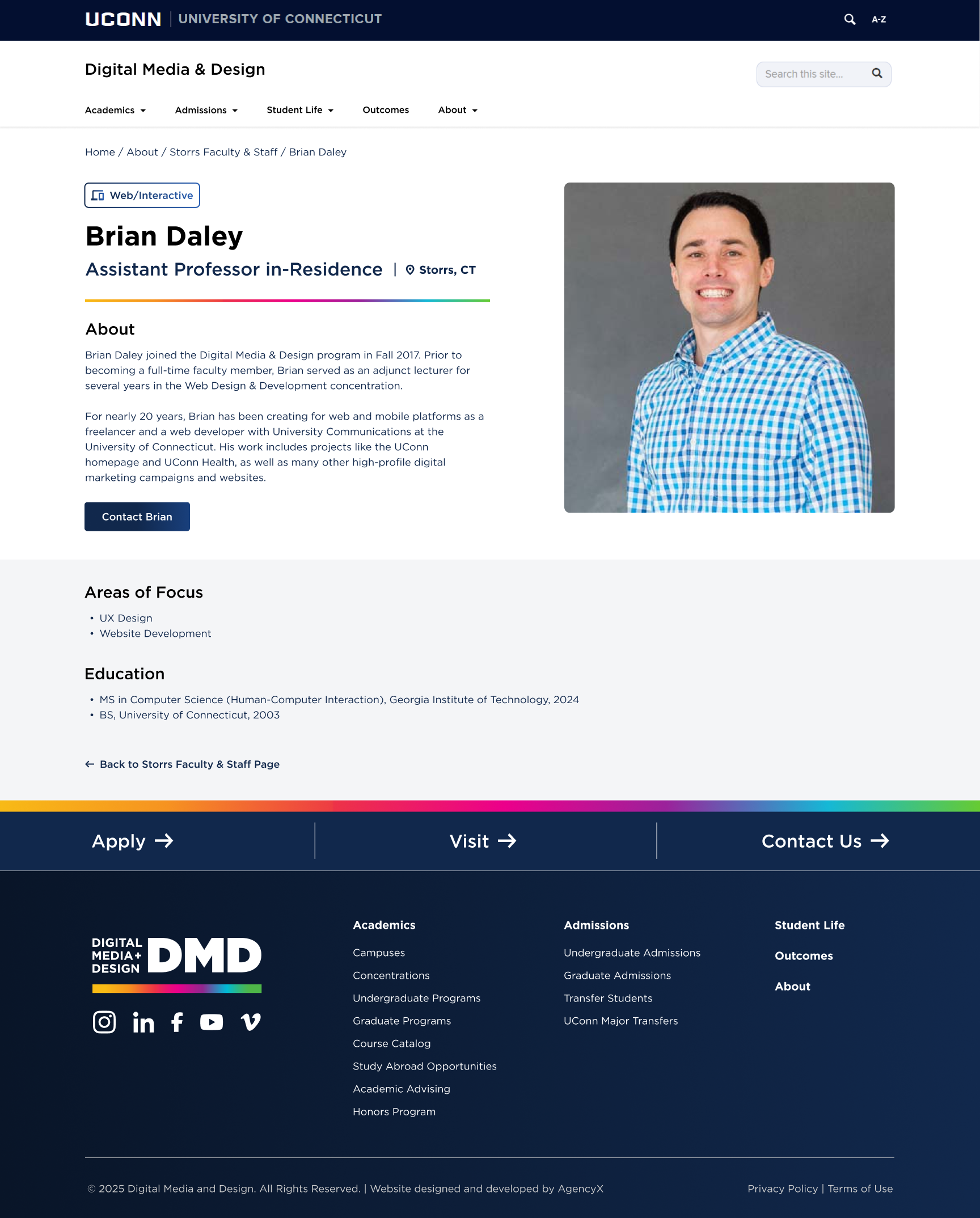 Faculty - Bio Page