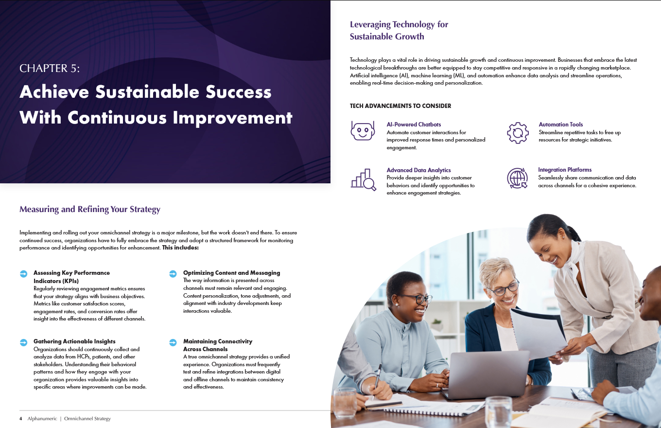 Alphanumeric Omnichannel Success eBook CH.5 Spread